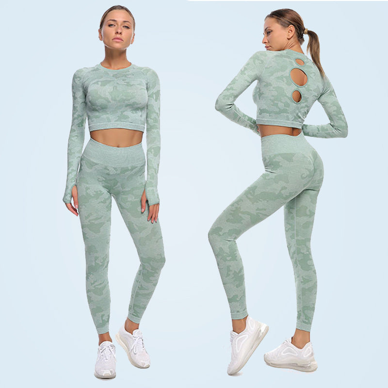 Collins Camo Knitted Set